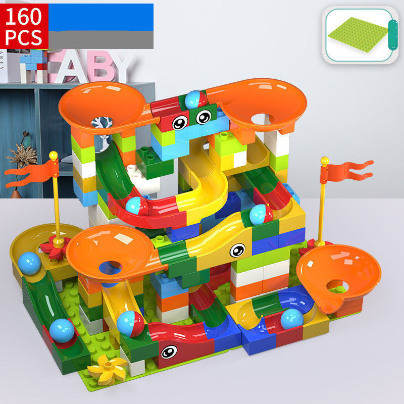 Blocs de Construction avec Toboggan – Jeu Éducatif & Amusant pour Enfants 3+ | Compatible avec Autres Briques