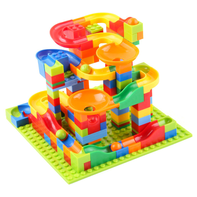 Blocs de Construction avec Toboggan – Jeu Éducatif & Amusant pour Enfants 3+ | Compatible avec Autres Briques
