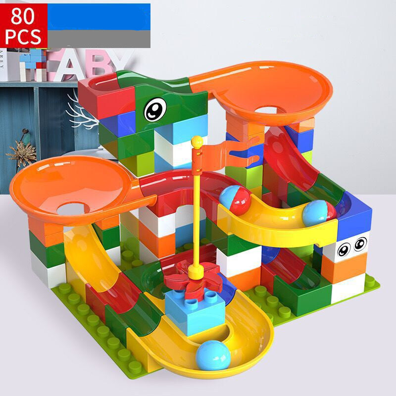 Blocs de Construction avec Toboggan – Jeu Éducatif & Amusant pour Enfants 3+ | Compatible avec Autres Briques