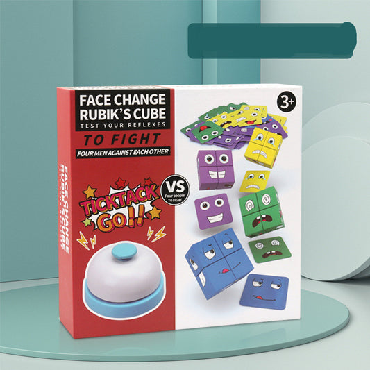 Cube Magique en Bois Montessori – Puzzle Éducatif et Ludique