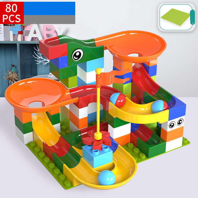 Blocs de Construction avec Toboggan – Jeu Éducatif & Amusant pour Enfants 3+ | Compatible avec Autres Briques
