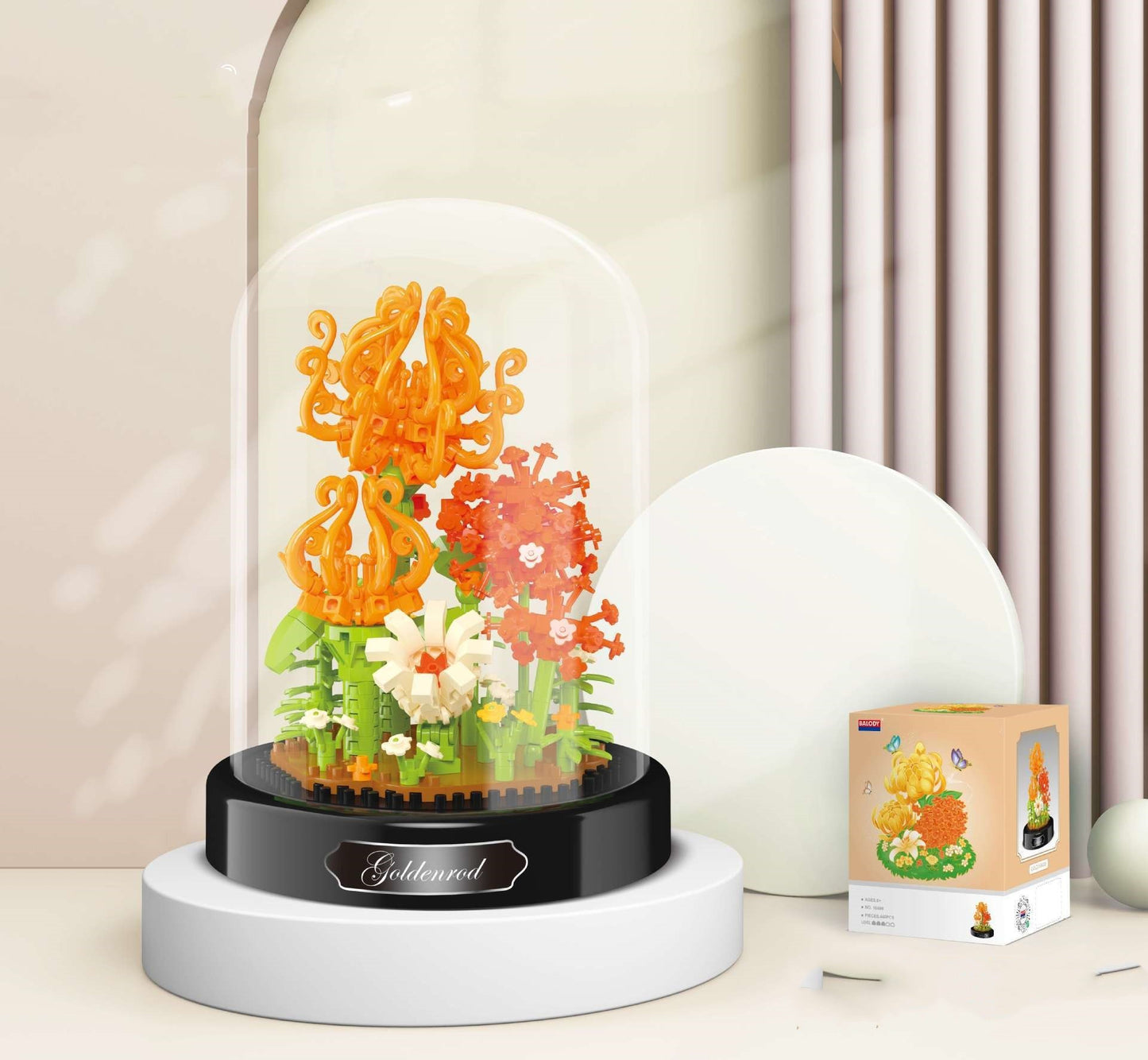 Jeu de Construction Floral – Jouet Éducatif Créatif en Petites Particules