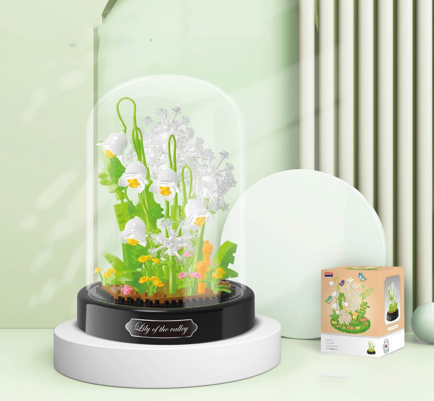 Jeu de Construction Floral – Jouet Éducatif Créatif en Petites Particules