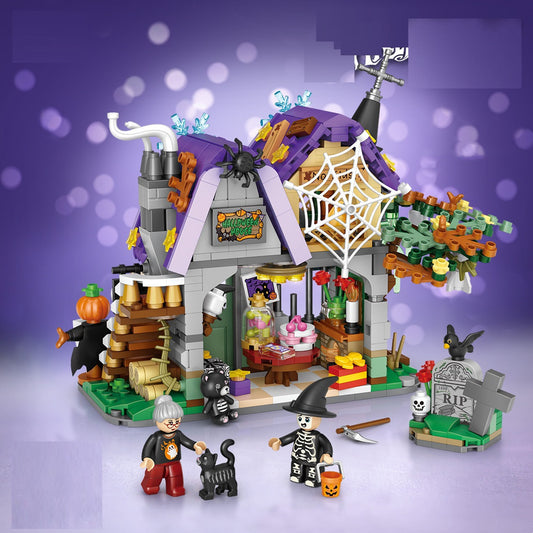 Briques de Construction Halloween – Jouets Créatifs Enfants Cadeau