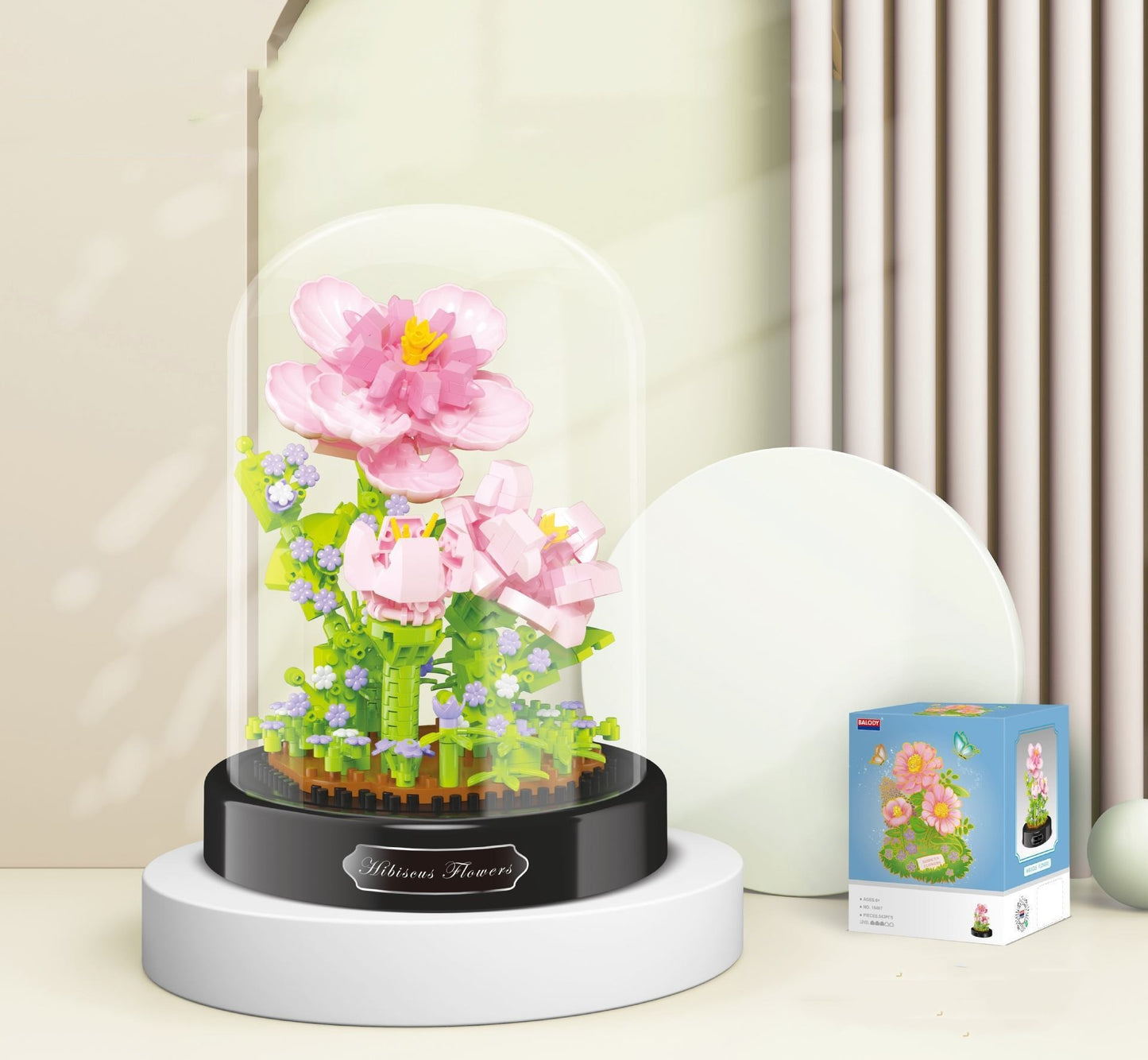 Jeu de Construction Floral – Jouet Éducatif Créatif en Petites Particules