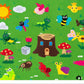 Tapis éducatif en feutre 100x70 – Jouet Montessori ferme/insecte pour éveil créatif des enfants