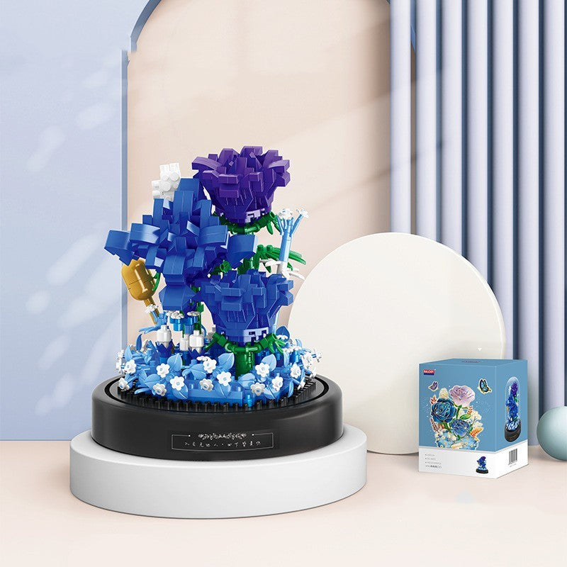 Jeu de Construction Floral – Jouet Éducatif Créatif en Petites Particules