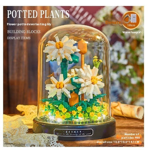 Jeu de Construction Floral – Jouet Éducatif Créatif en Petites Particules