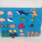 Tapis éducatif en feutre 100x70 – Jouet Montessori ferme/insecte pour éveil créatif des enfants